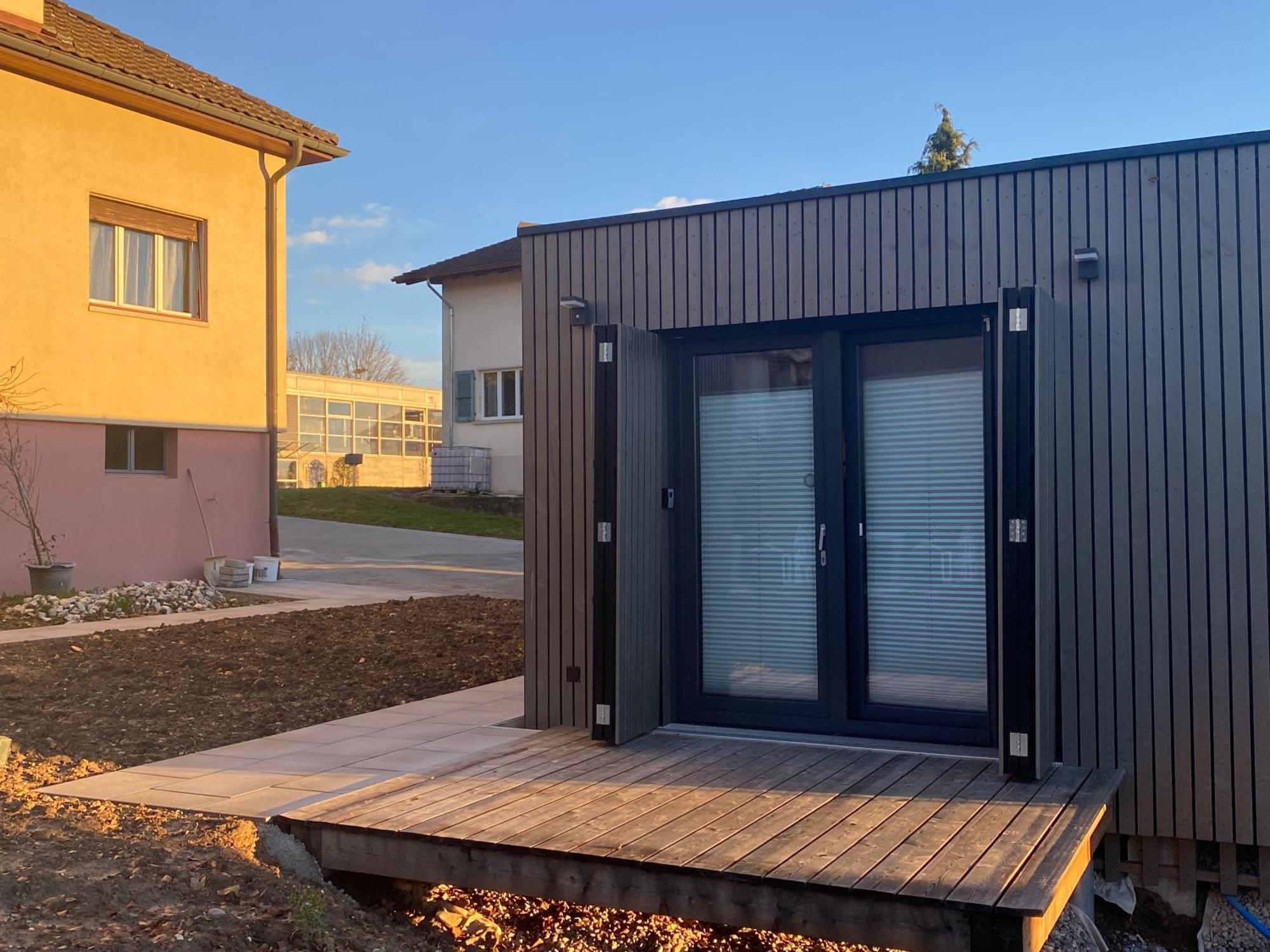 Auf Wolke 7 - Gaeste-Studio Im Mini House In Ch-4556 Aeschi So ภายนอก รูปภาพ